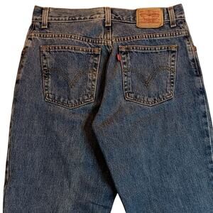 Levis‎ 550 Y2K Jeans Womens 12L 31X33 Blue Fade Relaxed Taper Street Casual Tall